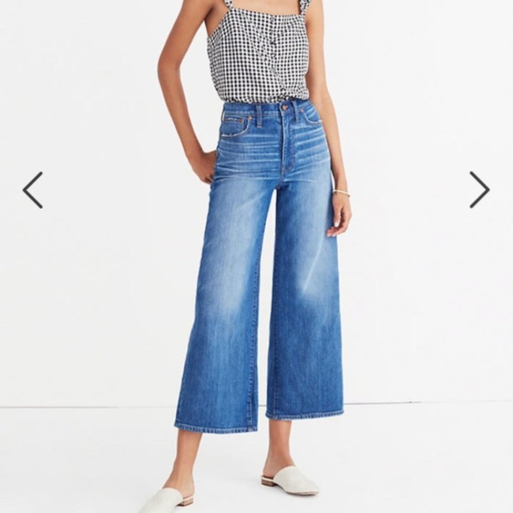 Madewell, Wide Leg/ Cropped Jeans